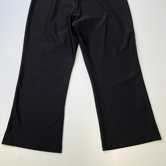 Vintage Nike Pant Women Medium Wide Leg Crop Swoosh 28x23 Gym Retro Y2K Core Ex - Picture 10 of 10